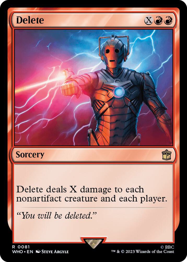 Delete [Universes Beyond: Doctor Who] 81