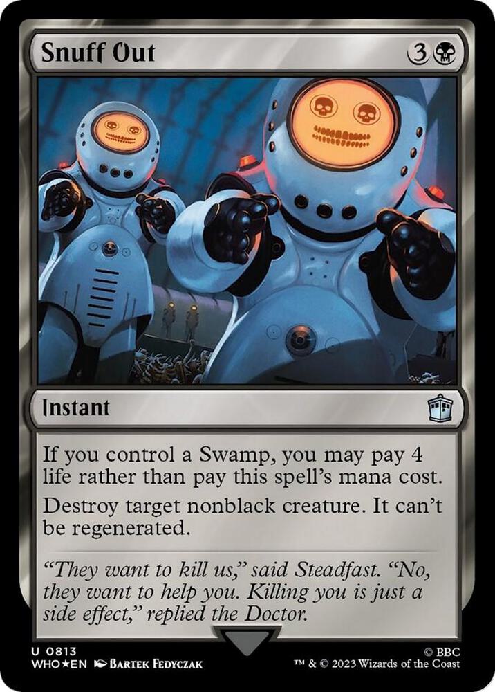 Snuff Out (Surge Foil) [Universes Beyond: Doctor Who] 813