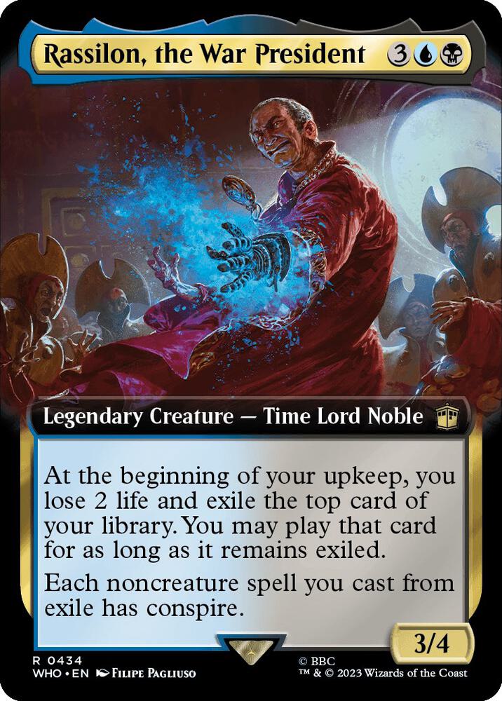 Rassilon, the War President (Extended Art) [Universes Beyond: Doctor Who] 434