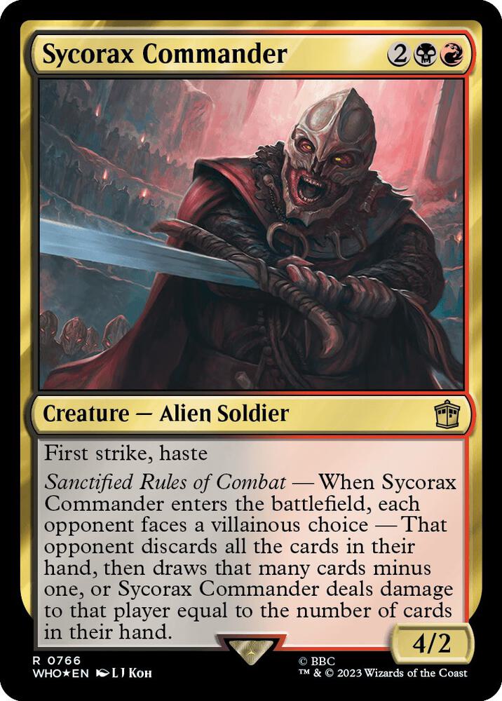 Sycorax Commander (Surge Foil) [Universes Beyond: Doctor Who] 766