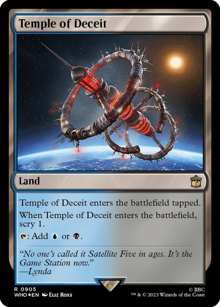 Temple of Deceit (Surge Foil) [Universes Beyond: Doctor Who] 905
