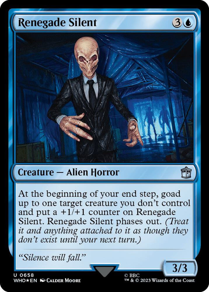 Renegade Silent (Surge Foil) [Universes Beyond: Doctor Who] 658