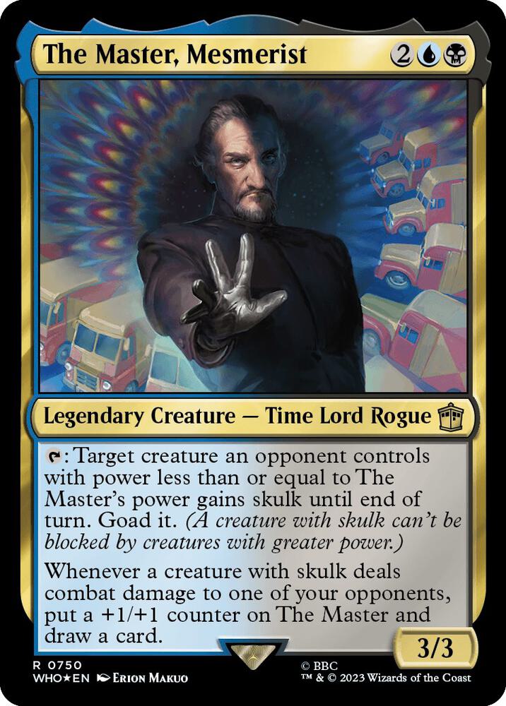 The Master, Mesmerist (Surge Foil) [Universes Beyond: Doctor Who] 750