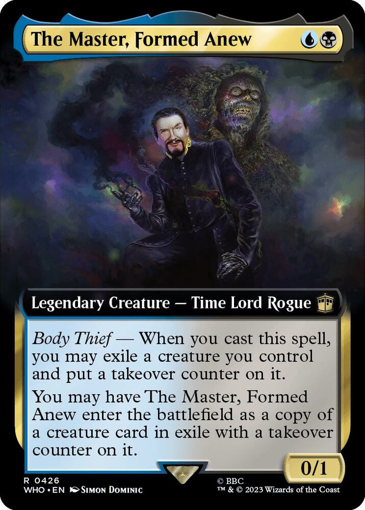 The Master, Formed Anew (Extended Art) [Universes Beyond: Doctor Who] 426
