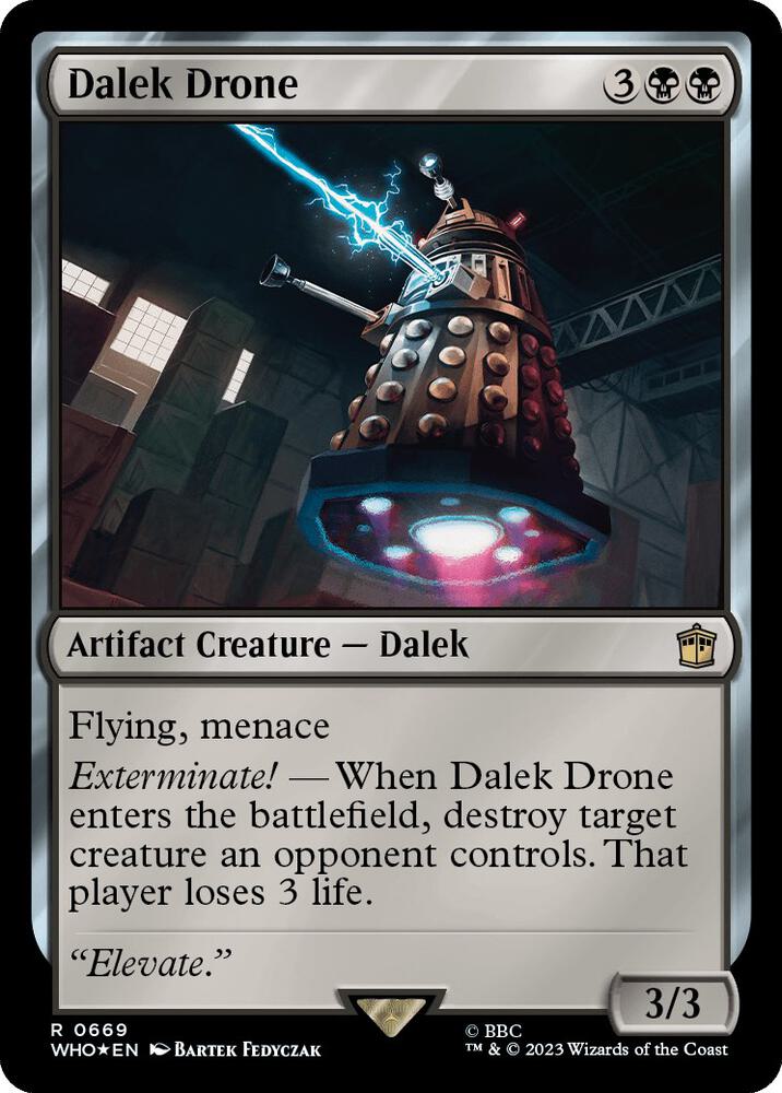 Dalek Drone (Surge Foil) [Universes Beyond: Doctor Who] 669
