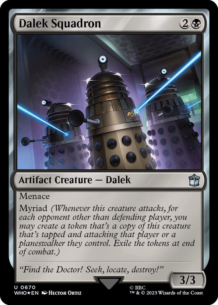 Dalek Squadron (Surge Foil) [Universes Beyond: Doctor Who] 670