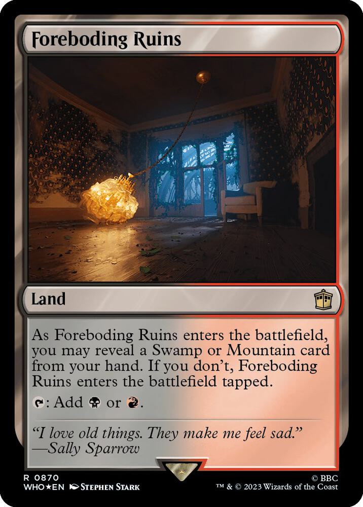 Foreboding Ruins (Surge Foil) [Universes Beyond: Doctor Who] 870