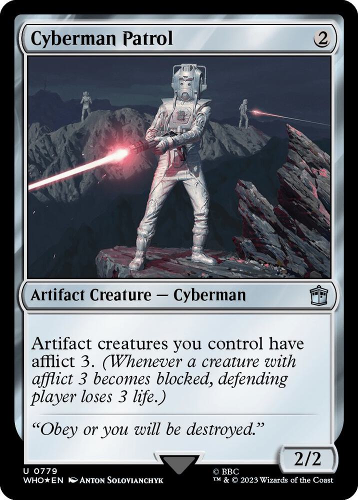 Cyberman Patrol (Surge Foil) [Universes Beyond: Doctor Who] 779