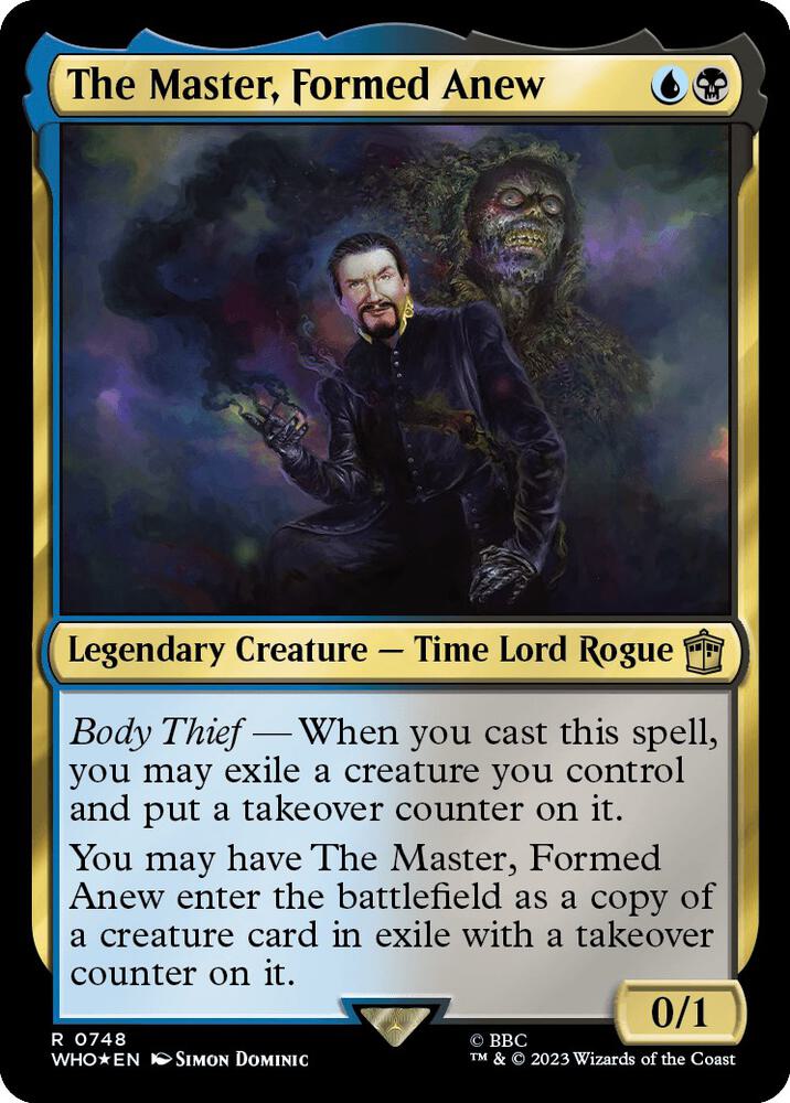 The Master, Formed Anew (Surge Foil) [Universes Beyond: Doctor Who] 748