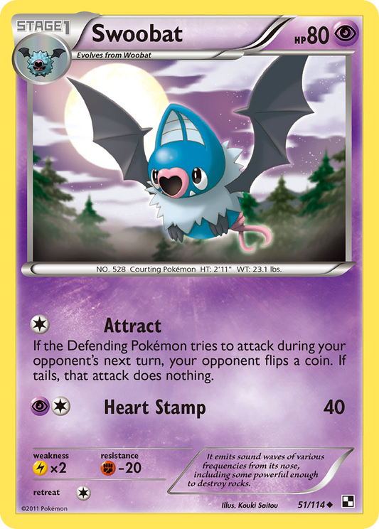 Swoobat - 51/114 Black & White