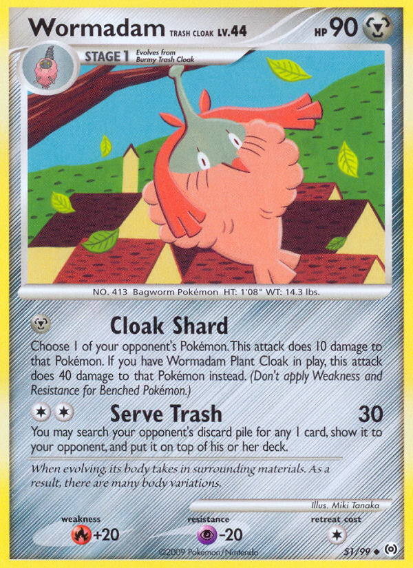 Wormadam Trash Cloak - 51/99 Arceus