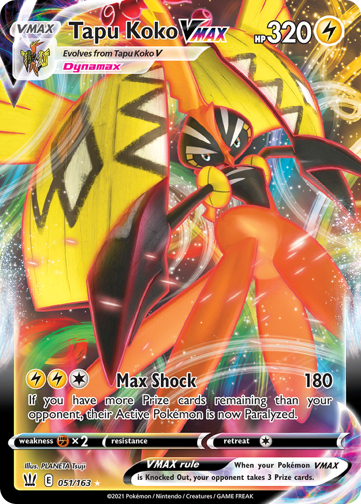 Tapu Koko VMAX - 51/163 Battle Styles