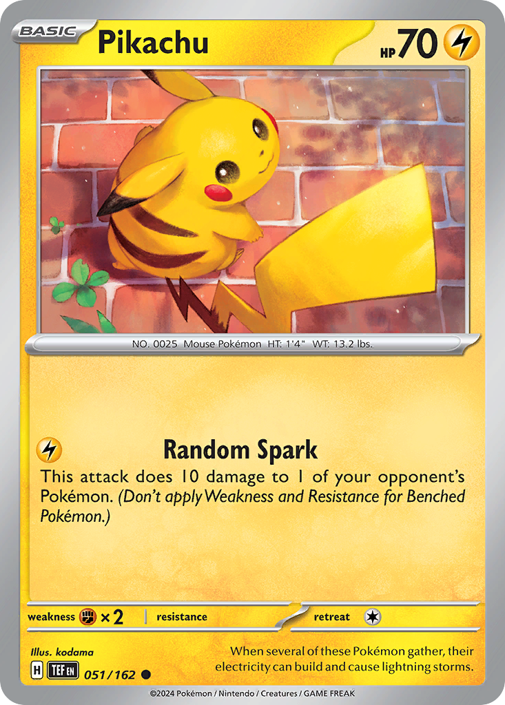 Pikachu - 51/162 Temporal Forces