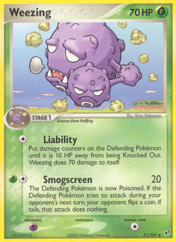 Weezing - 51/107 Deoxys