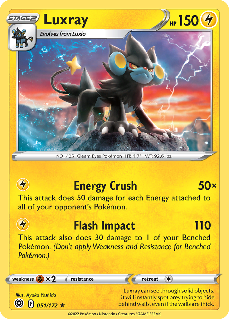 Luxray - 51/172 Brilliant Stars