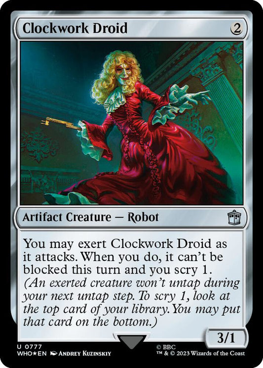 Clockwork Droid (Surge Foil) [Universes Beyond: Doctor Who] 777