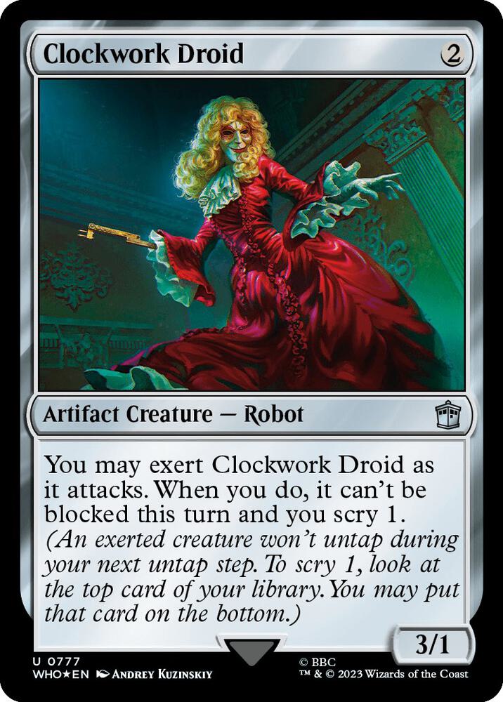 Clockwork Droid (Surge Foil) [Universes Beyond: Doctor Who] 777