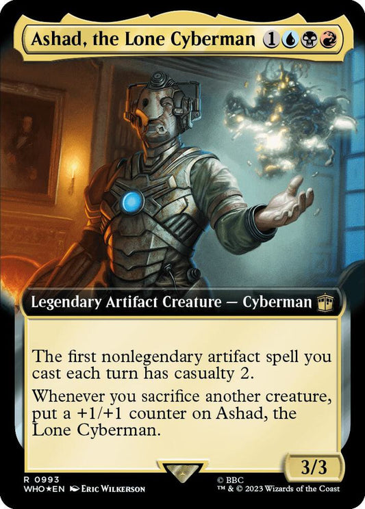 Ashad, the Lone Cyberman (Extended Art) (Surge Foil) [Universes Beyond: Doctor Who] 993