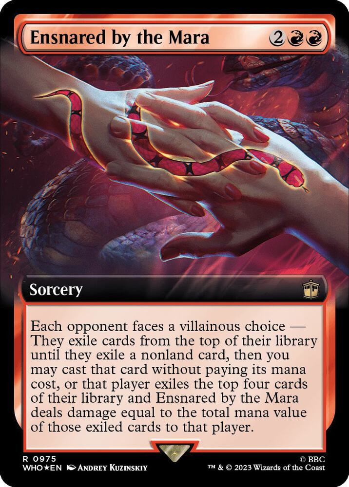 Ensnared by the Mara (Extended Art) (Surge Foil) [Universes Beyond: Doctor Who] 975