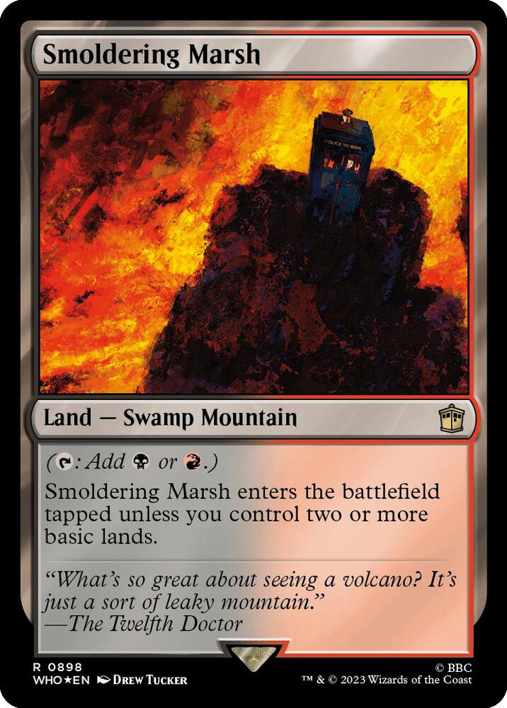 Smoldering Marsh (Surge Foil) [Universes Beyond: Doctor Who] 898