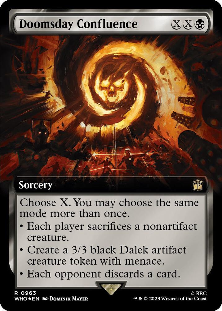 Doomsday Confluence (Extended Art) (Surge Foil) [Universes Beyond: Doctor Who] 963