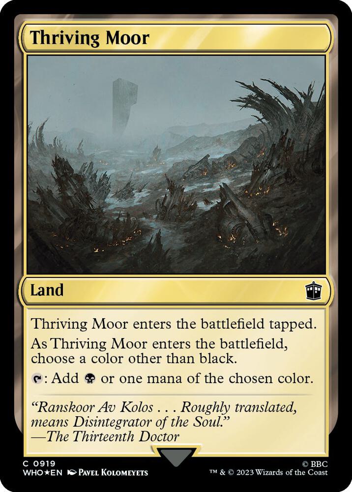 Thriving Moor (Surge Foil) [Universes Beyond: Doctor Who] 919