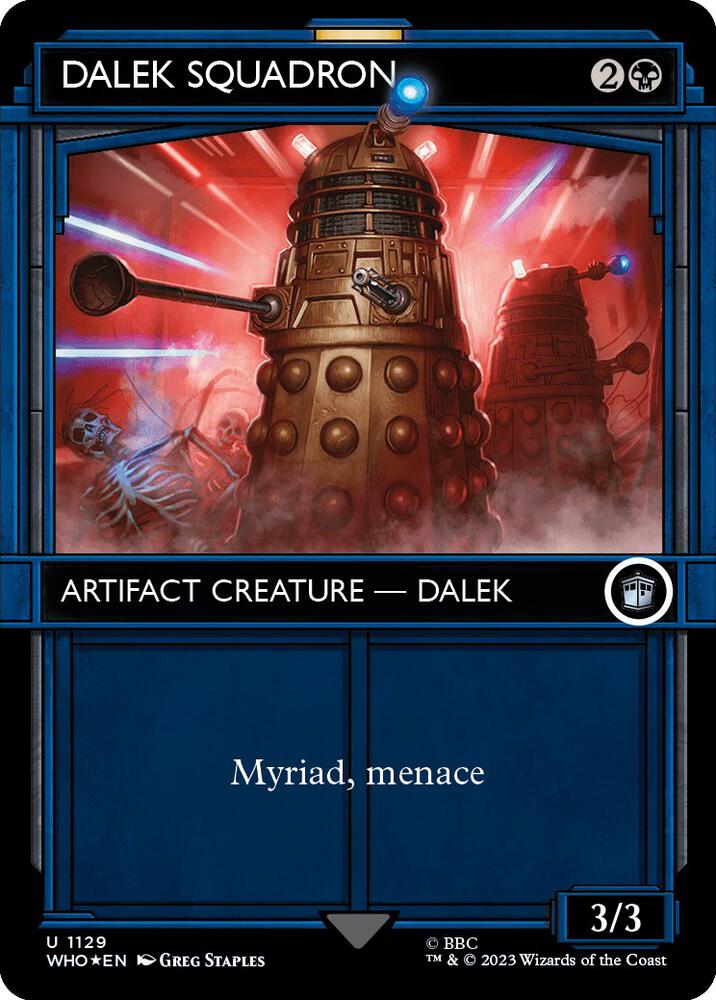 Dalek Squadron (Showcase) (Surge Foil) [Universes Beyond: Doctor Who] 1129