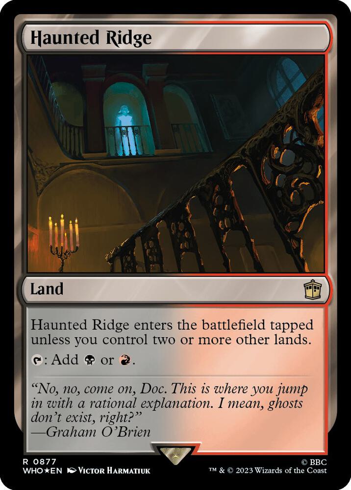 Haunted Ridge (Surge Foil) [Universes Beyond: Doctor Who] 877