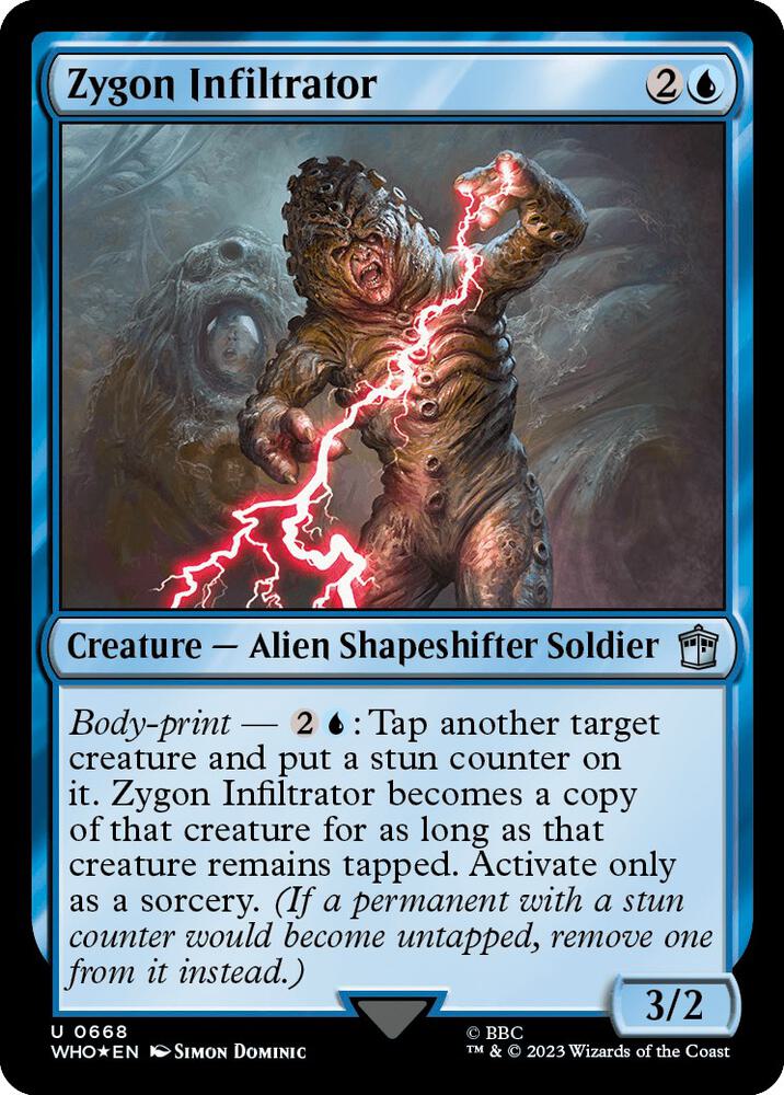 Zygon Infiltrator (Surge Foil) [Universes Beyond: Doctor Who] 668