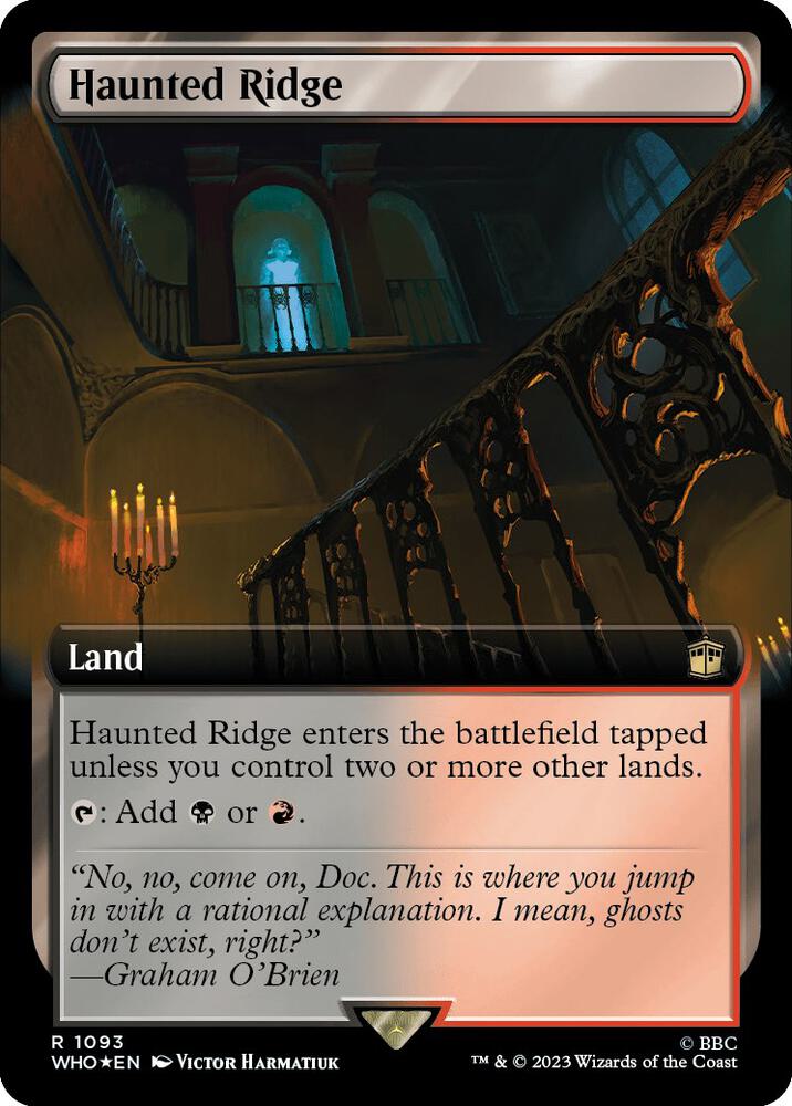 Haunted Ridge (Extended Art) (Surge Foil) [Universes Beyond: Doctor Who] 1093