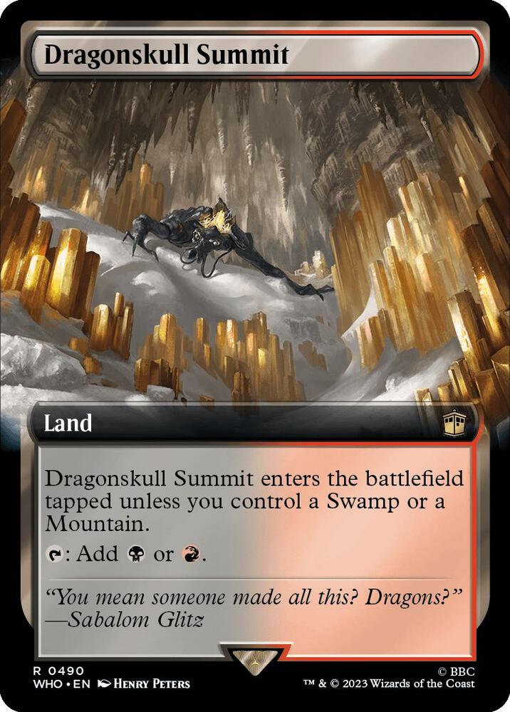 Dragonskull Summit (Extended Art) [Universes Beyond: Doctor Who] 490