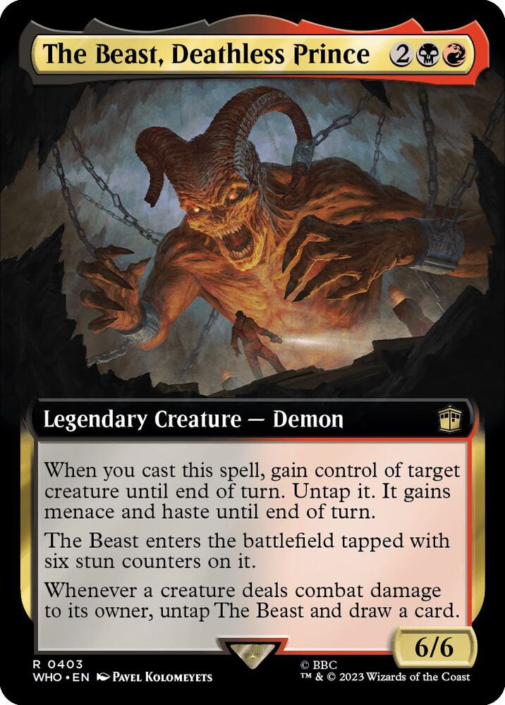 The Beast, Deathless Prince (Extended Art) [Universes Beyond: Doctor Who] 403