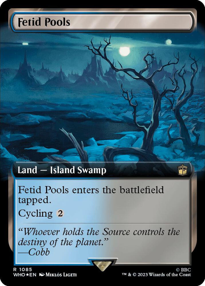 Fetid Pools (Extended Art) (Surge Foil) [Universes Beyond: Doctor Who] 1085