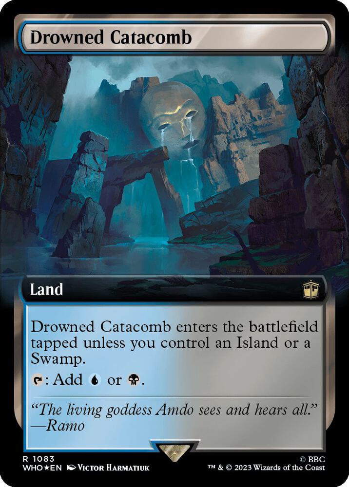 Drowned Catacomb (Extended Art) (Surge Foil) [Universes Beyond: Doctor Who] 1083
