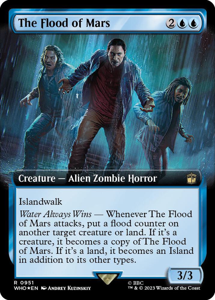 The Flood of Mars (Extended Art) (Surge Foil) [Universes Beyond: Doctor Who] 951