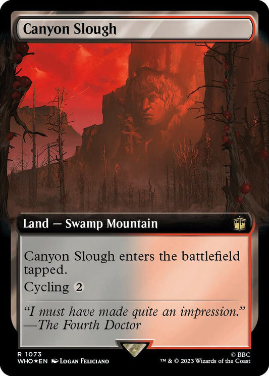 Canyon Slough (Extended Art) (Surge Foil) [Universes Beyond: Doctor Who] 1073