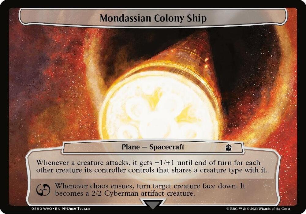 Mondassian Colony Ship [Planechase: Universes Beyond: Doctor Who] 590