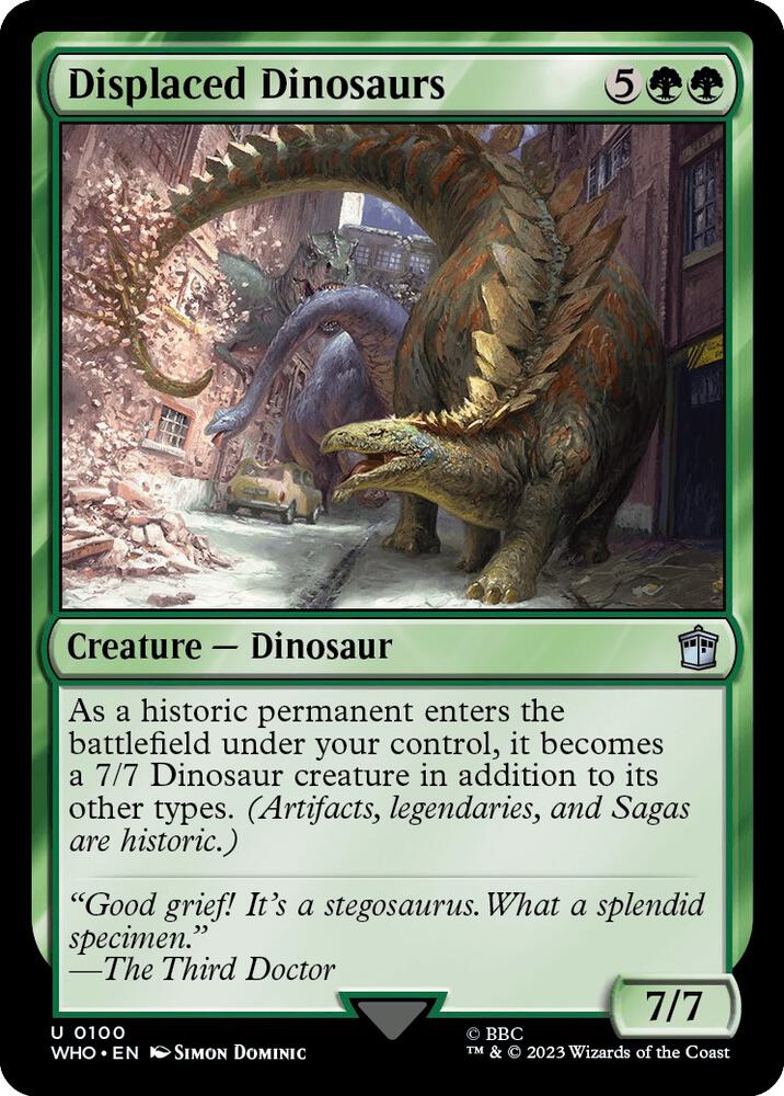 Displaced Dinosaurs [Universes Beyond: Doctor Who] 100
