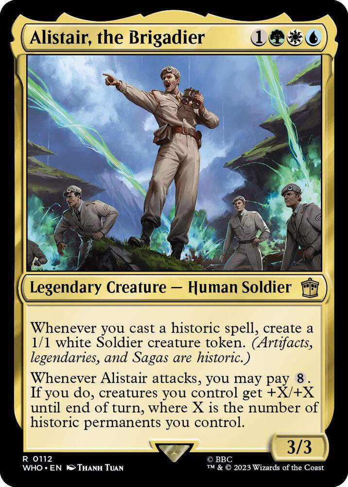 Alistair, the Brigadier [Universes Beyond: Doctor Who] 112