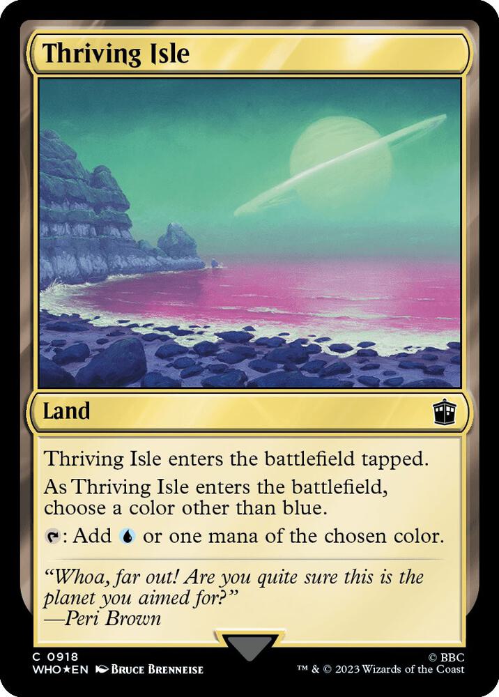 Thriving Isle (Surge Foil) [Universes Beyond: Doctor Who] 918