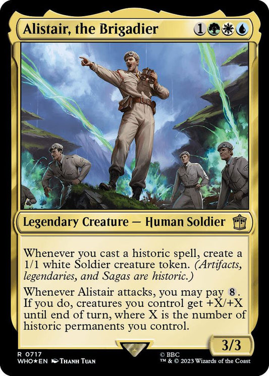 Alistair, the Brigadier (Surge Foil) [Universes Beyond: Doctor Who] 717