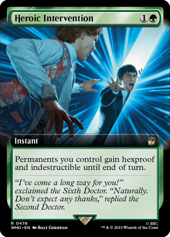 Heroic Intervention (Extended Art) [Universes Beyond: Doctor Who] 476