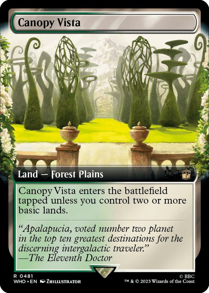 Canopy Vista (Extended Art) [Universes Beyond: Doctor Who] 481