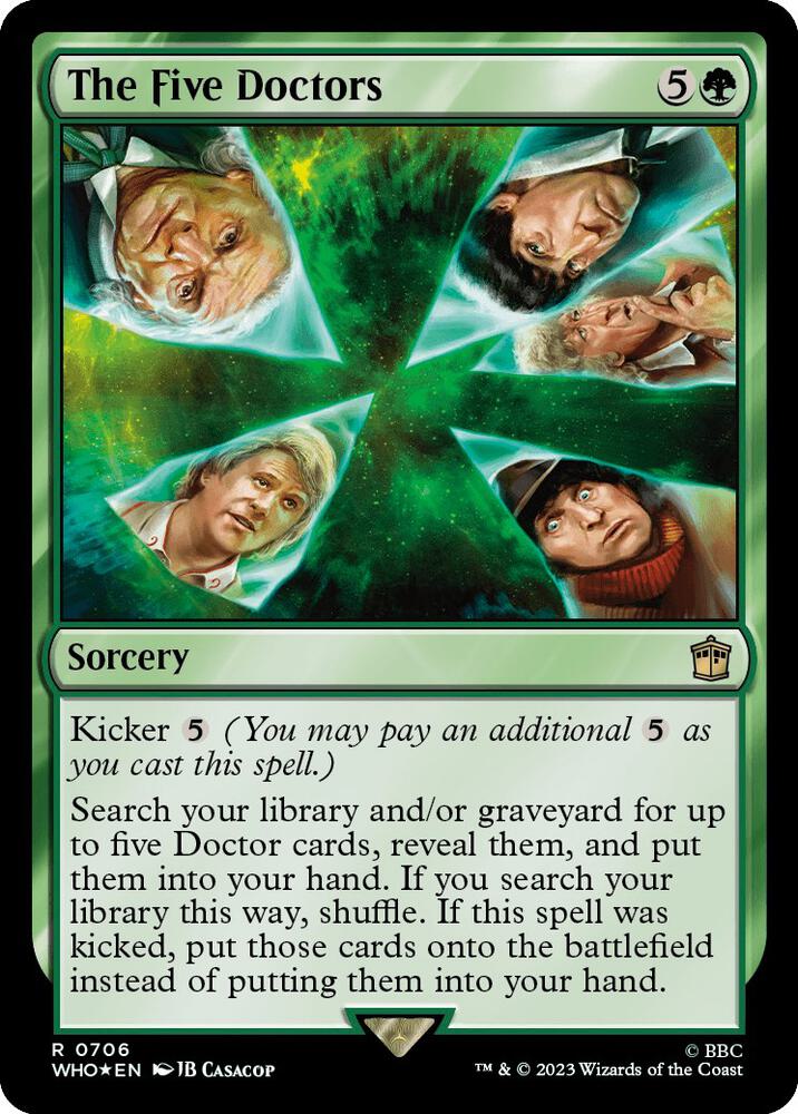 The Five Doctors (Surge Foil) [Universes Beyond: Doctor Who] 706