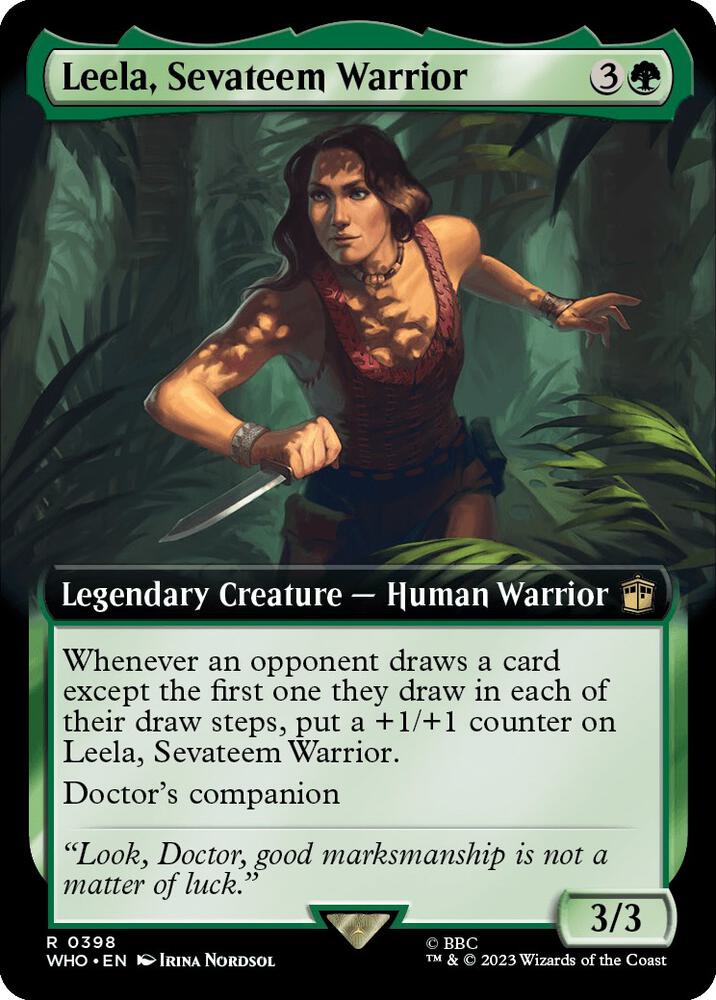 Leela, Sevateem Warrior (Extended Art) [Universes Beyond: Doctor Who] 398