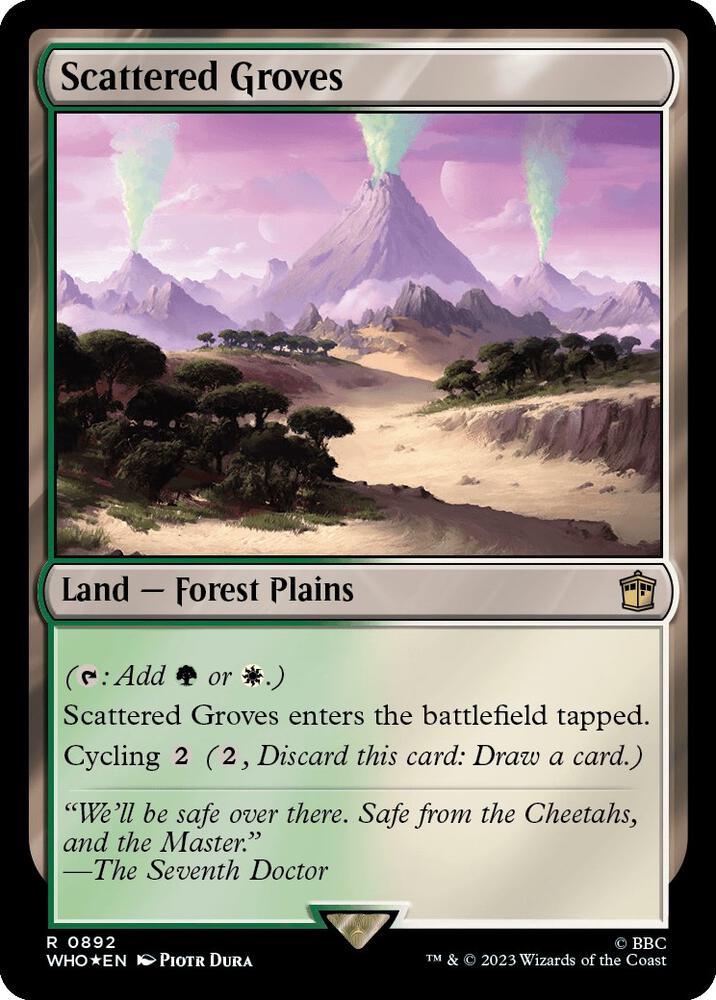 Scattered Groves (Surge Foil) [Universes Beyond: Doctor Who] 892