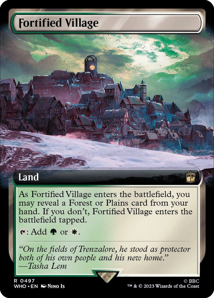 Fortified Village (Extended Art) [Universes Beyond: Doctor Who] 497