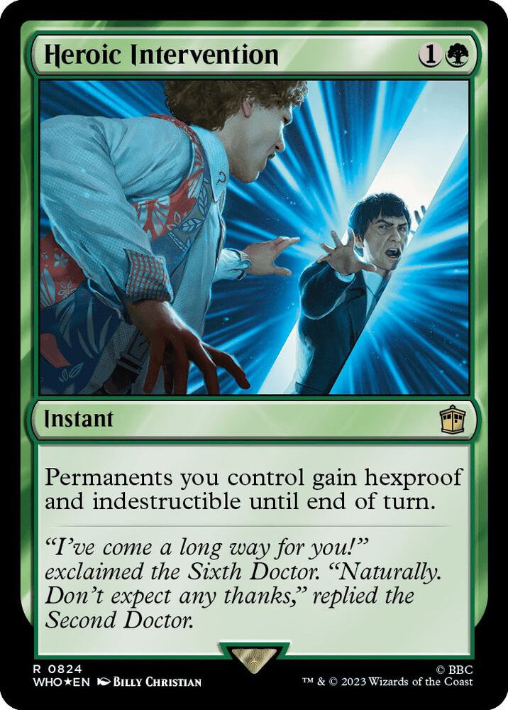 Heroic Intervention (Surge Foil) [Universes Beyond: Doctor Who] 824