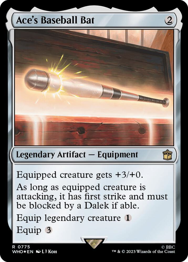 Ace's Baseball Bat (Surge Foil) [Universes Beyond: Doctor Who] 775