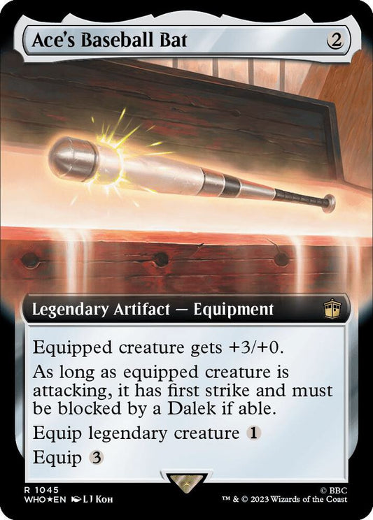 Ace's Baseball Bat (Extended Art) (Surge Foil) [Universes Beyond: Doctor Who] 1045